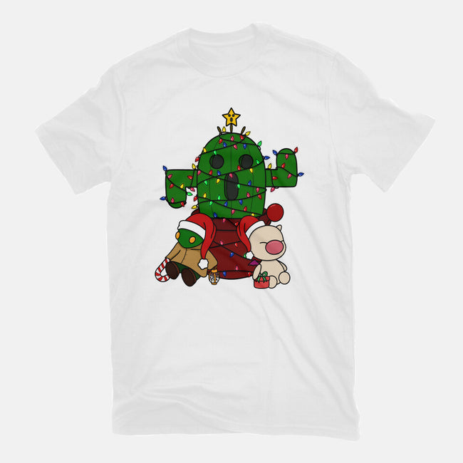 Christmas Cactuar-Mens-Basic-Tee-Alexhefe