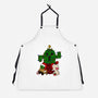 Christmas Cactuar-Unisex-Kitchen-Apron-Alexhefe