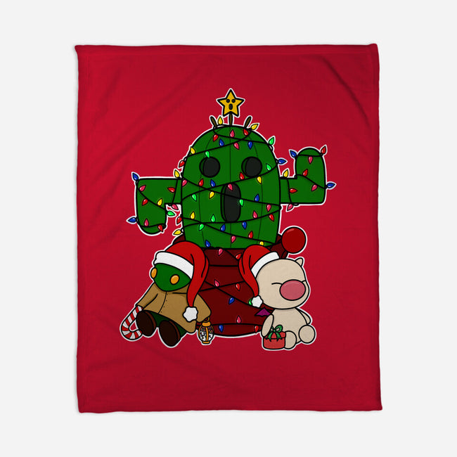 Christmas Cactuar-None-Fleece-Blanket-Alexhefe