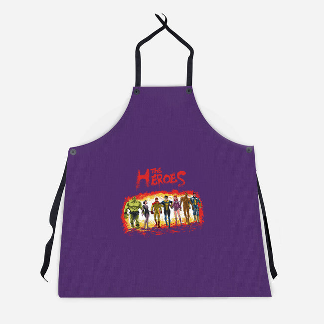 The Heroes-Unisex-Kitchen-Apron-zascanauta