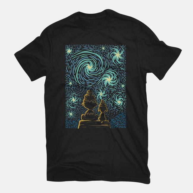 Starry Winter Night-Youth-Basic-Tee-erion_designs