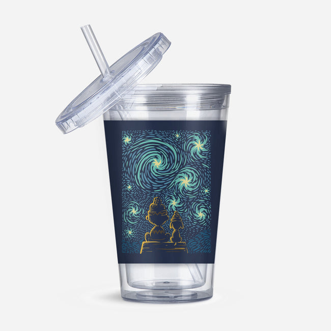 Starry Winter Night-None-Acrylic Tumbler-Drinkware-erion_designs