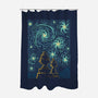 Starry Winter Night-None-Polyester-Shower Curtain-erion_designs