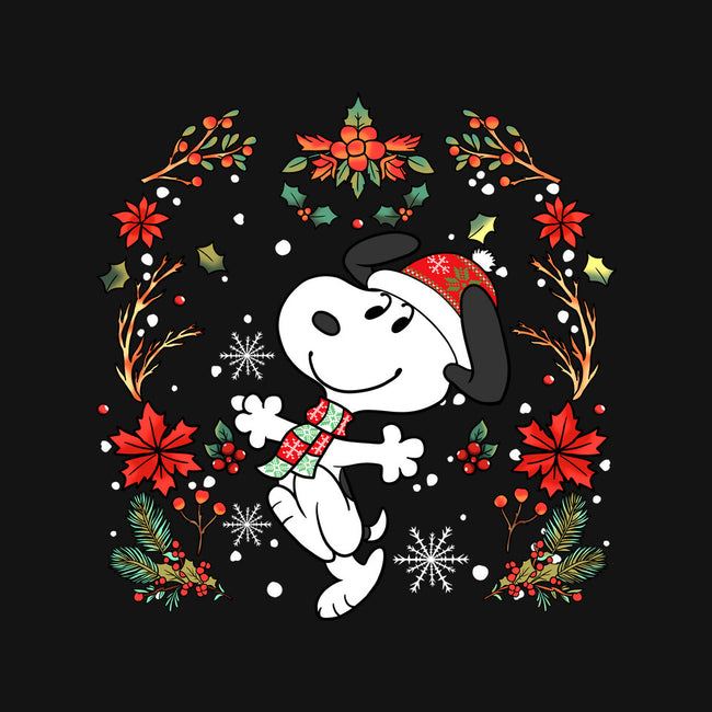 Christmas Snoopy-None-Removable Cover w Insert-Throw Pillow-JamesQJO