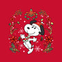Christmas Snoopy-Mens-Basic-Tee-JamesQJO