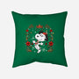 Christmas Snoopy-None-Removable Cover w Insert-Throw Pillow-JamesQJO