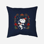 Christmas Snoopy-None-Removable Cover w Insert-Throw Pillow-JamesQJO