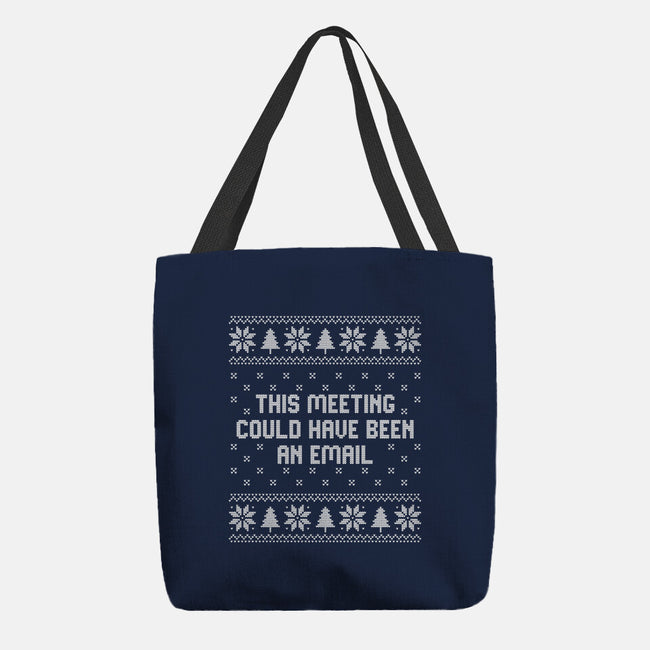 Antisocial Ugly Sweater-None-Basic Tote-Bag-retrodivision