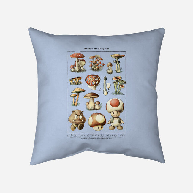 The Mushroom Kingdom-None-Removable Cover-Throw Pillow-BlancaVidal