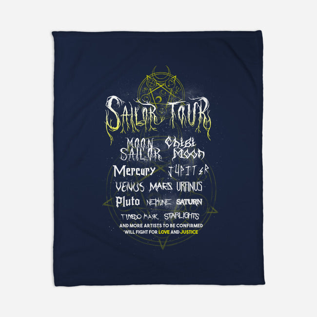 Sailor Tour-None-Fleece-Blanket-BlancaVidal
