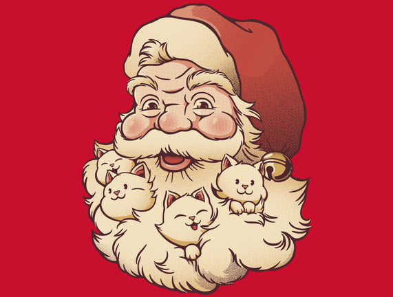 Santa Beard Full Of Cats