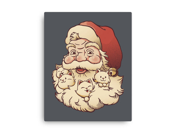 Santa Beard Full Of Cats