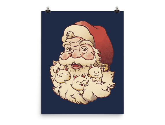 Santa Beard Full Of Cats