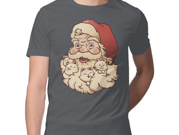 Santa Beard Full Of Cats