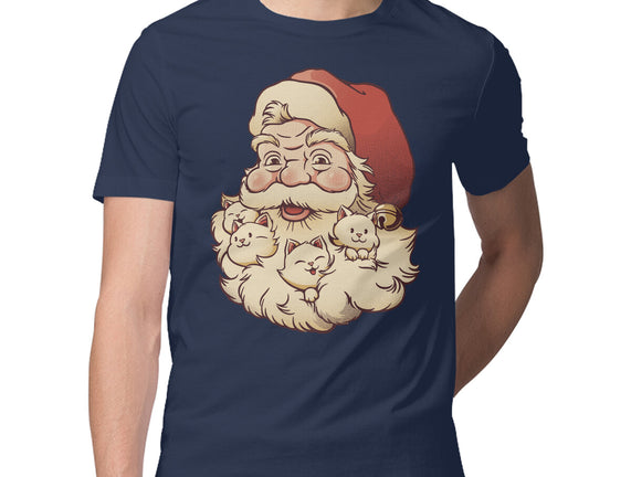 Santa Beard Full Of Cats