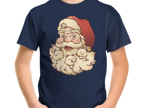 Santa Beard Full Of Cats