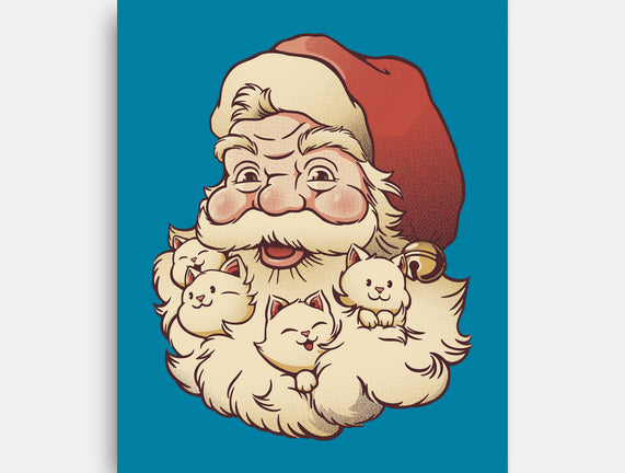 Santa Beard Full Of Cats