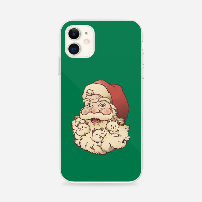 Santa Beard Full Of Cats-iPhone-Snap-Phone Case-tobefonseca