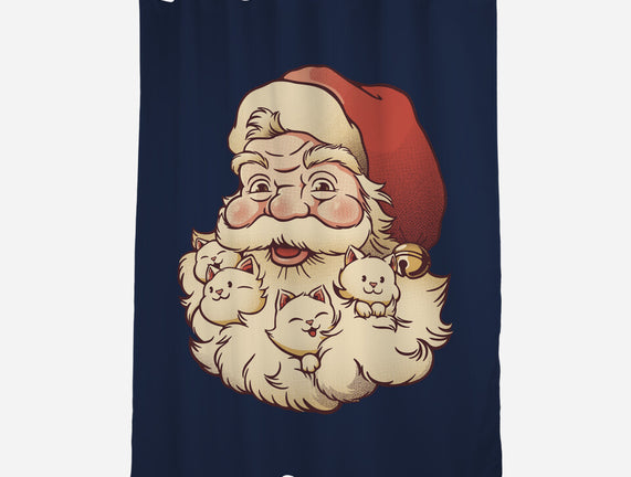 Santa Beard Full Of Cats