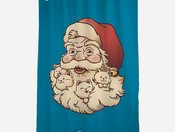 Santa Beard Full Of Cats