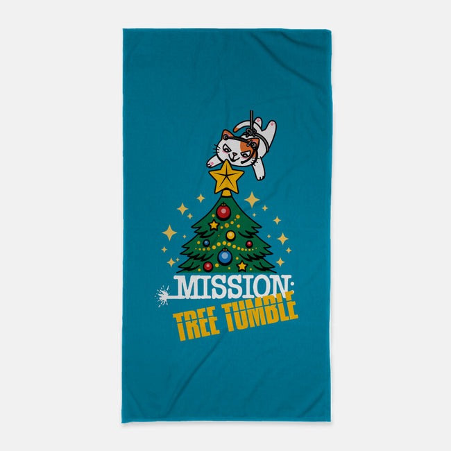 Mission Tree Tumble-None-Beach-Towel-Boggs Nicolas