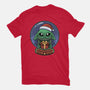 Snow Globe Green Toddler-Mens-Basic-Tee-Astrobot Invention