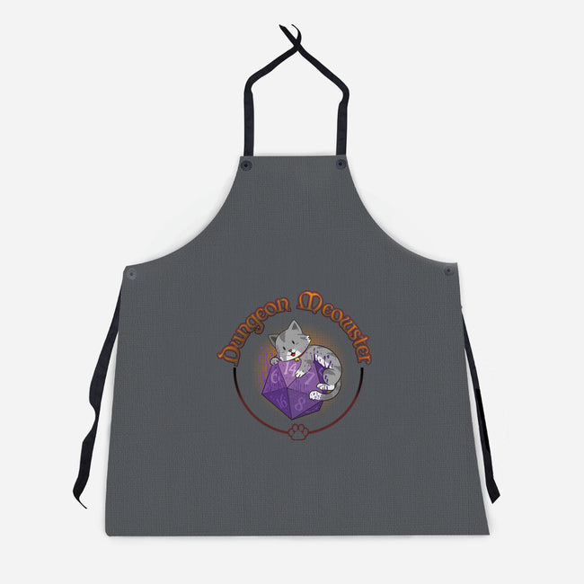 Dungeon Meowster-Unisex-Kitchen-Apron-Kladenko