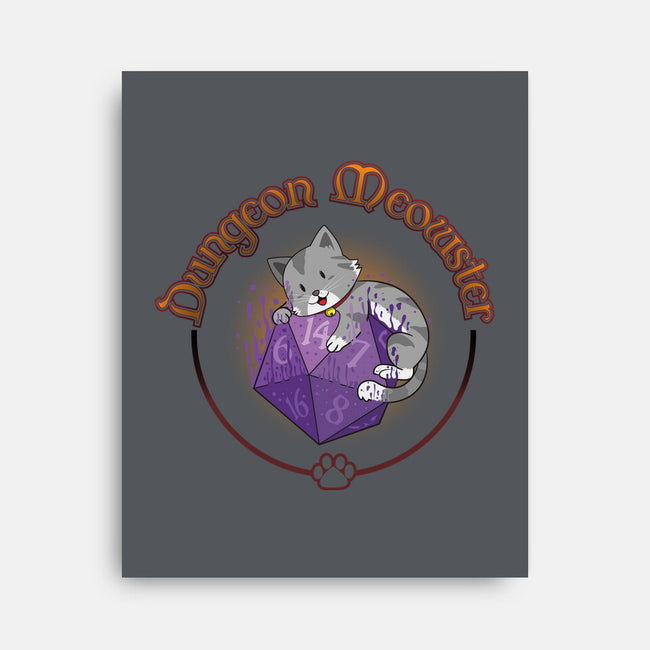 Dungeon Meowster-None-Stretched-Canvas-Kladenko