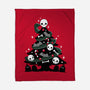 Creepy Christmas Tree-None-Fleece-Blanket-Vallina84
