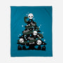 Creepy Christmas Tree-None-Fleece-Blanket-Vallina84