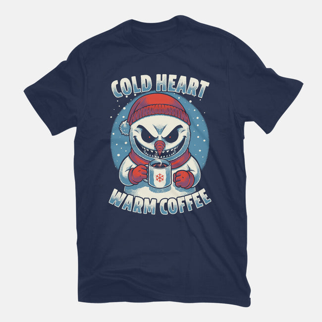 Snowman Evil Coffee-Mens-Basic-Tee-Studio Mootant