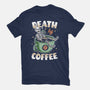 Death By Coffee-Unisex-Basic-Tee-Olipop