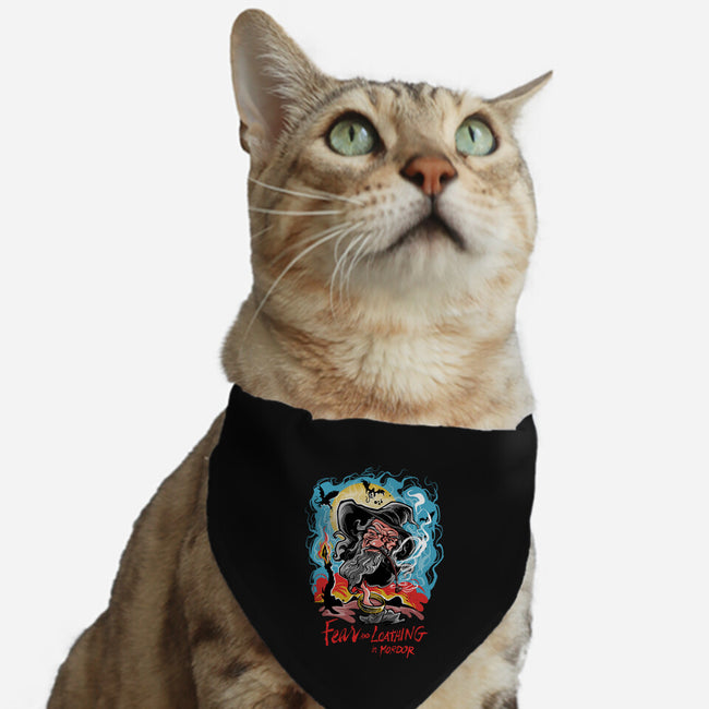 Fear And Loathing In Mordor-Cat-Adjustable-Pet Collar-zascanauta