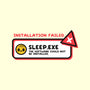 Installation Sleep Failed-None-Zippered-Laptop Sleeve-NemiMakeit