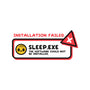 Installation Sleep Failed-Unisex-Basic-Tee-NemiMakeit