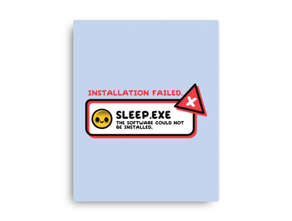 Installation Sleep Failed