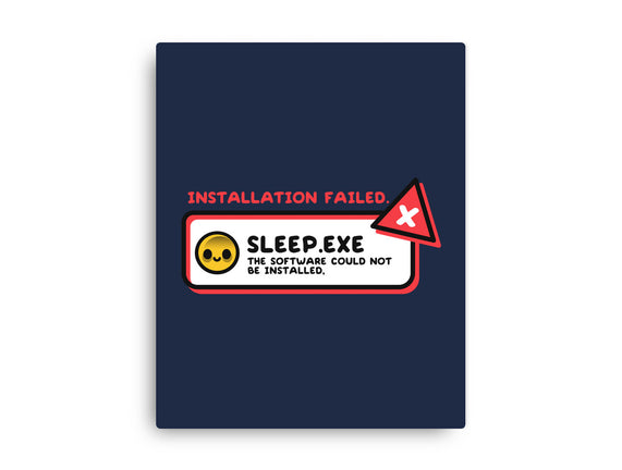 Installation Sleep Failed