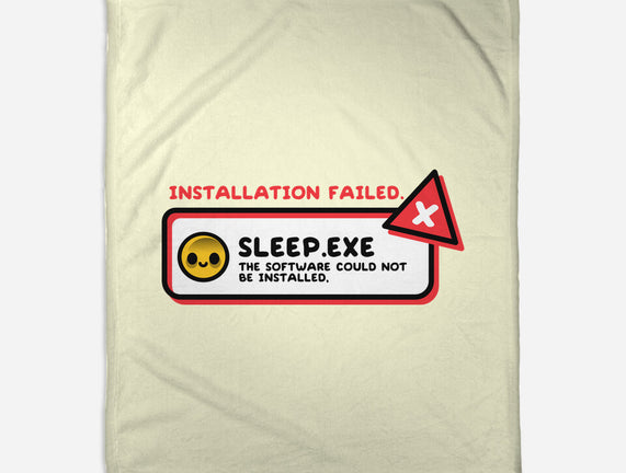 Installation Sleep Failed