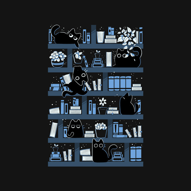 Purrfect Library-None-Stretched-Canvas-tobefonseca