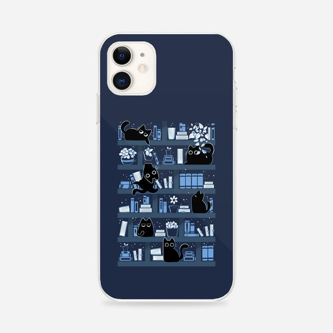 Purrfect Library-iPhone-Snap-Phone Case-tobefonseca