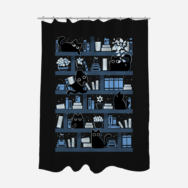 Purrfect Library-None-Polyester-Shower Curtain-tobefonseca