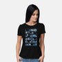 Purrfect Library-Womens-Basic-Tee-tobefonseca