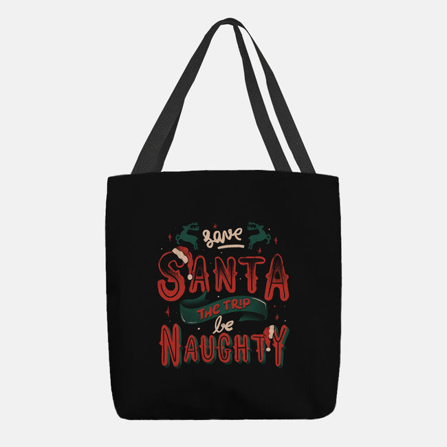 Save Santa The Trip-None-Basic Tote-Bag-tobefonseca