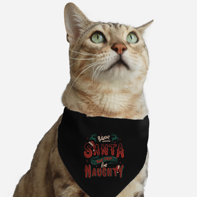 Save Santa The Trip-Cat-Adjustable-Pet Collar-tobefonseca