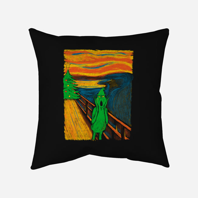 The Scream Of The Grinch-None-Removable Cover-Throw Pillow-Umberto Vicente