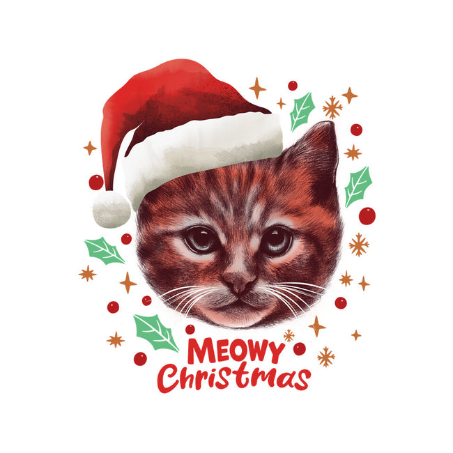 Wish You A Meowy Christmas-None-Removable Cover-Throw Pillow-dandingeroz