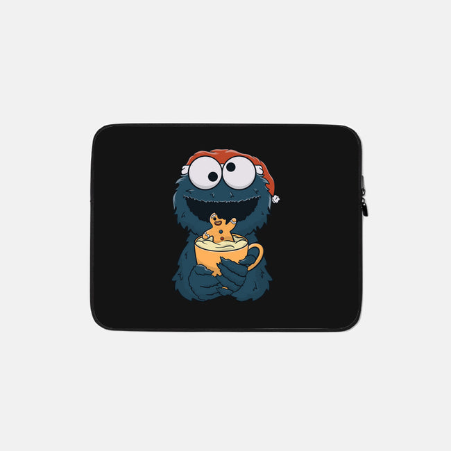 Gingerbread Monster-None-Zippered-Laptop Sleeve-Claudia