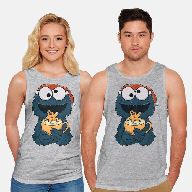Gingerbread Monster-Unisex-Basic-Tank-Claudia
