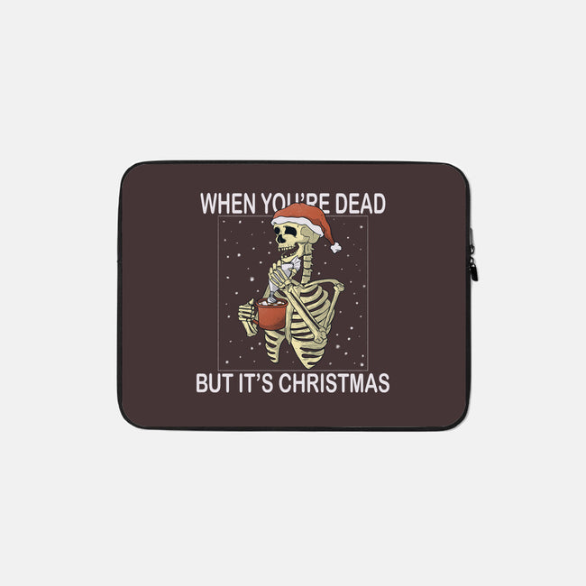 But It's Xmas-None-Zippered-Laptop Sleeve-Claudia