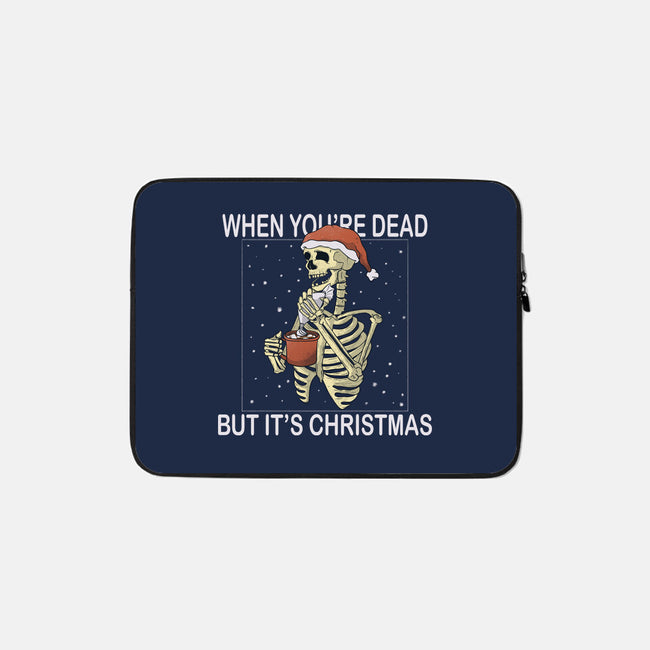 But It's Xmas-None-Zippered-Laptop Sleeve-Claudia